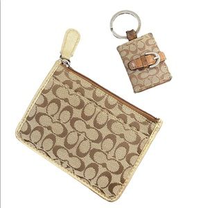 Coach Coin Purse + Keychain